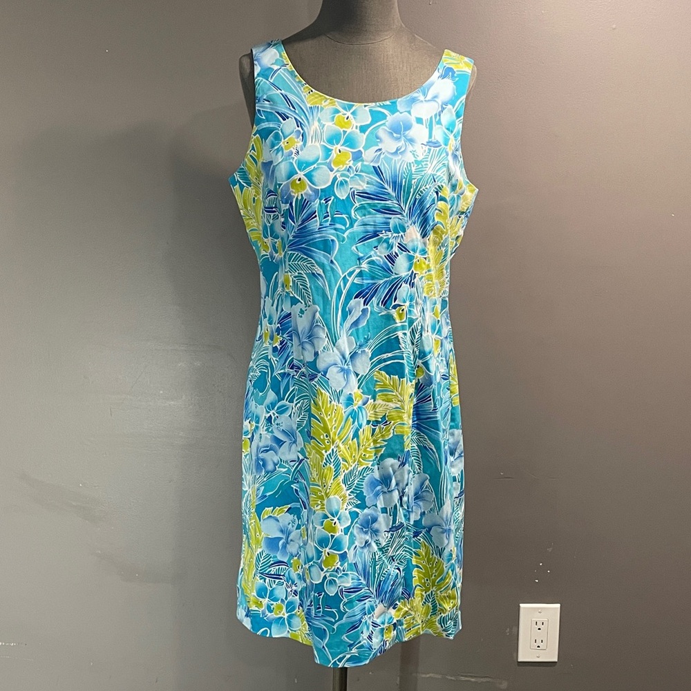 Jessica unlined stretchy summer casual dress in size 14 backyard bbq ready!